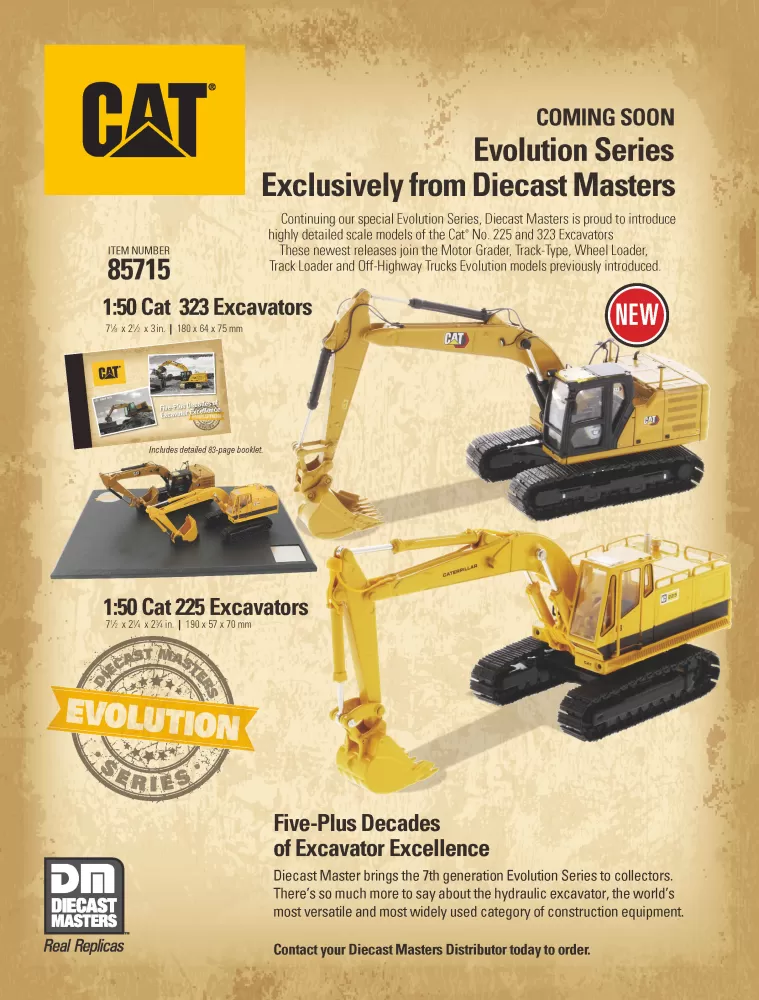 Caterpillar Excavator Evolution Series Diecast Masters 85715 PDF.pdf