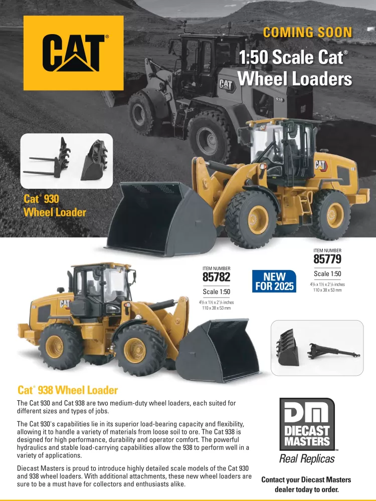 NEWS 2025 Caterpillar 930-938 Wheel Loaders Diecast Master 85779-85782 Flyer (EN).pdf