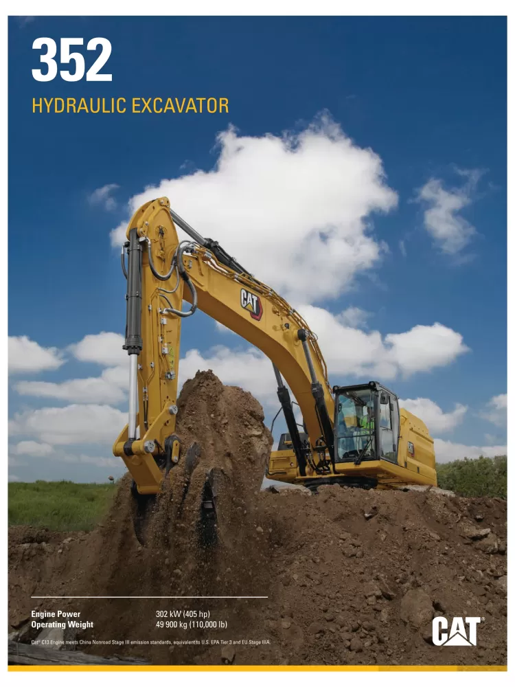 Caterpillar 352 Excavator Specs AEXQ3323-00.pdf