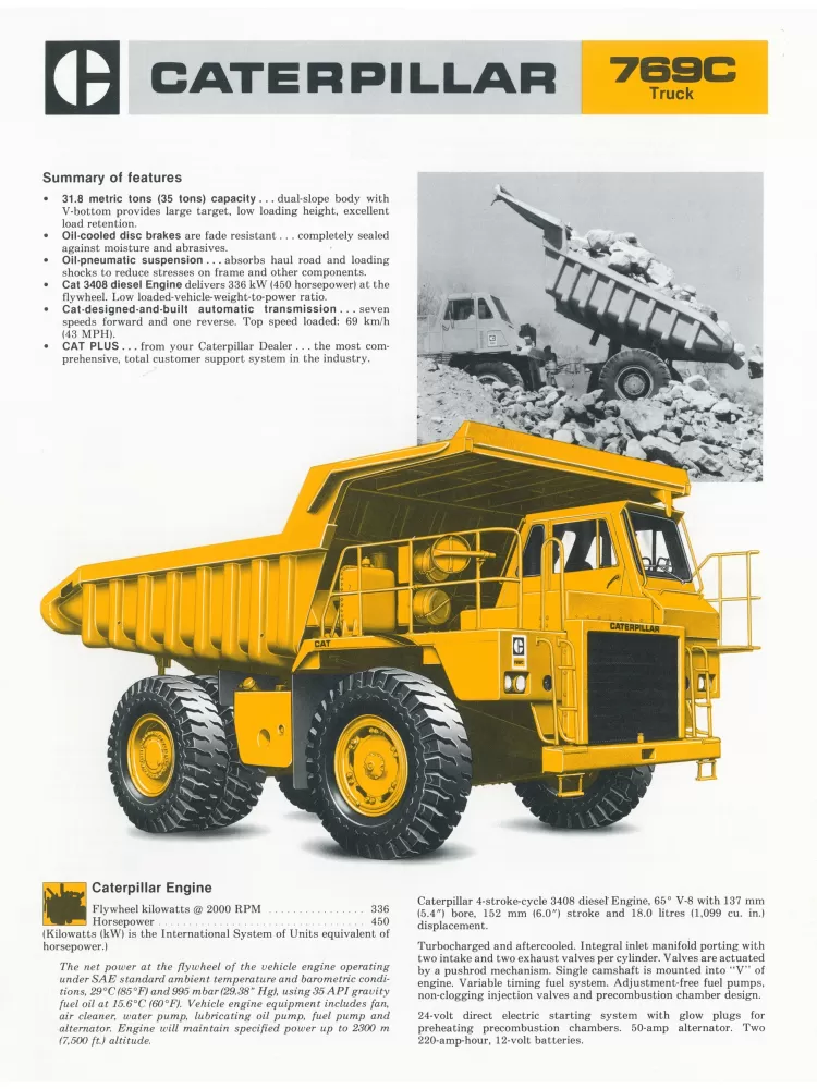 Caterpillar 769C Off-Highway Truck Specs AEHQ9325 (2-78).pdf