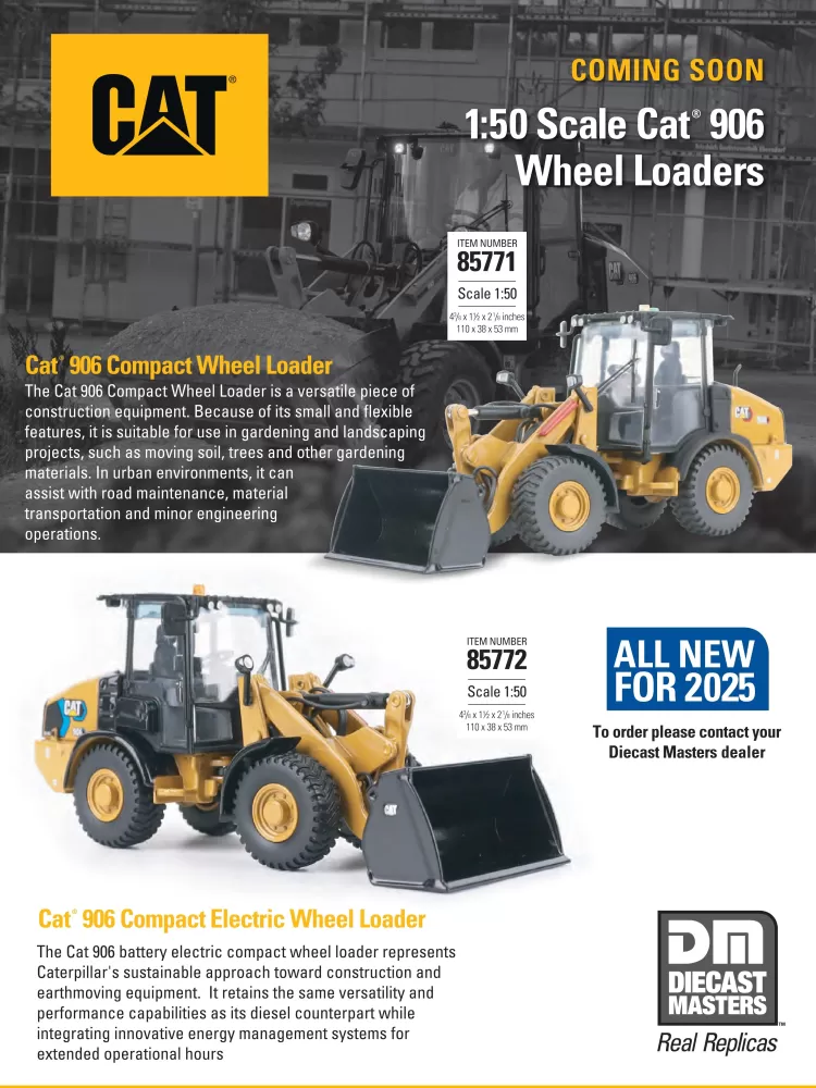 NEWS 2025 Caterpillar 906 Wheel Loaders Diecast Masters 85771-85772 Flyer.pdf