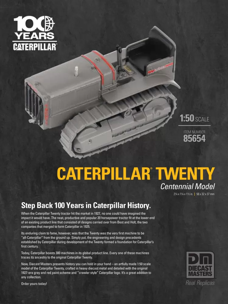 Caterpillar Twenty Centennial Diecast Masters 85654 Flyer.pdf