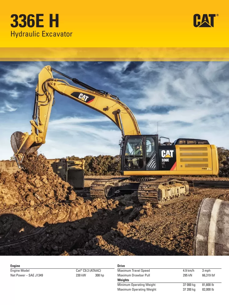 Caterpillar 336E Excavator Specs AEHQ6904-01 (03-2013).pdf