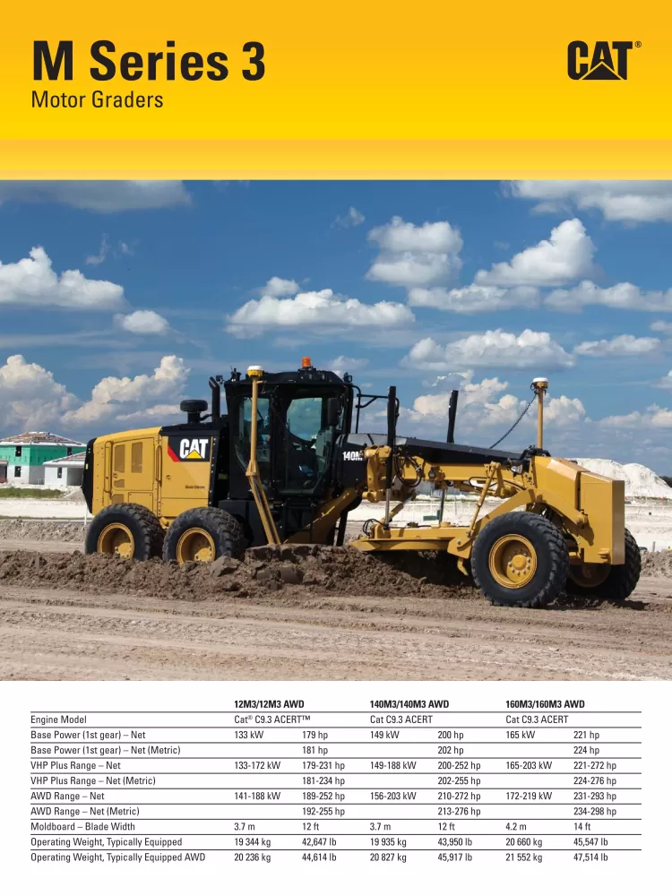 Caterpillar M Series 3 Motor Graders Specs AEHQ7144 (01-2014).pdf