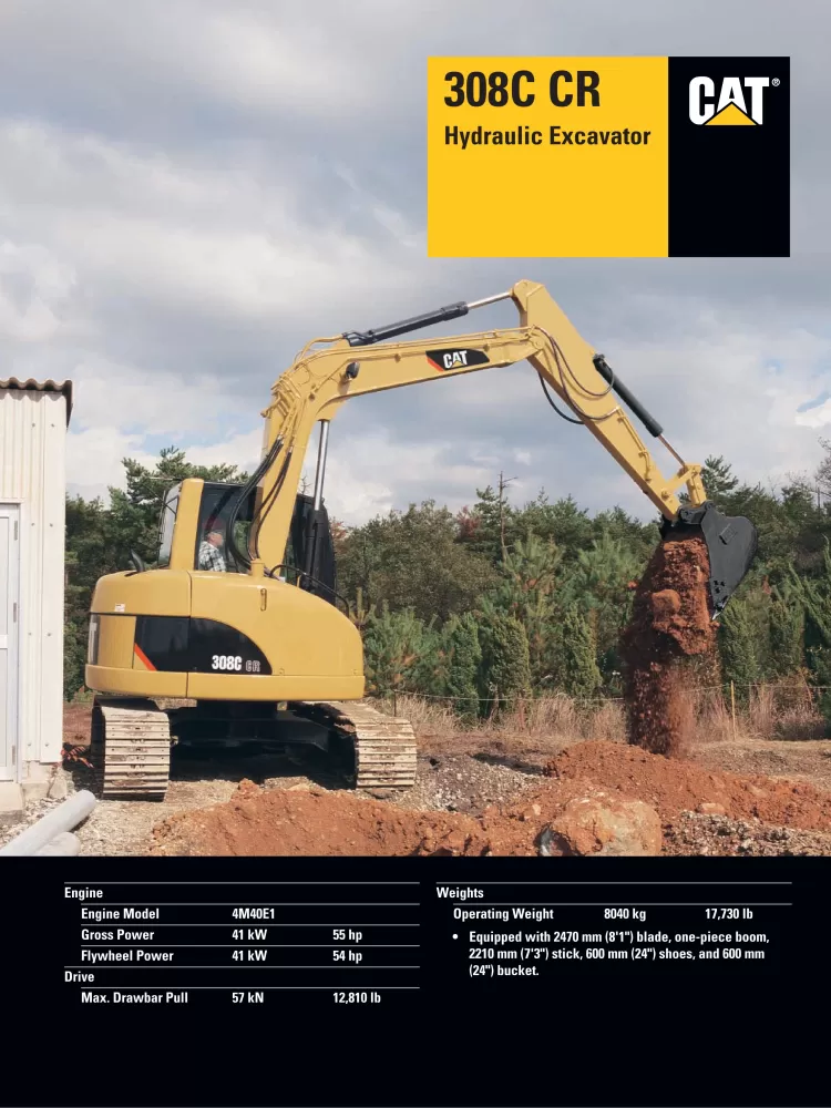 Caterpillar 308C CR Excavator Specs AEHQ5469-01 (11-07).pdf